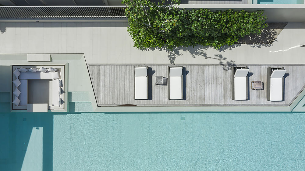 Veyla Natai Residences - Pool aerial shot